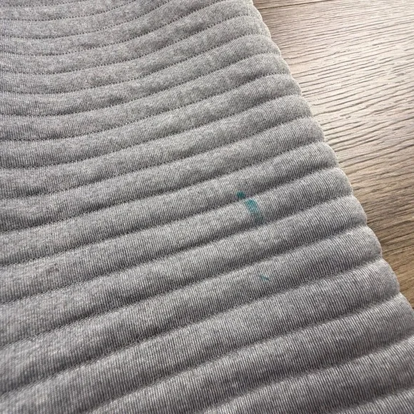 LL Bean Womens Airlight Knit Pullover Gray Quarter Snap Sweatshirt Size M Light - Picture 6 of 11